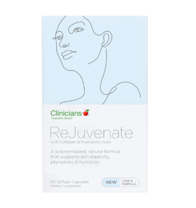 Picture of Clinicians Collagen with Hyaluronic Acid & Astaxanthin — 60 Capsules