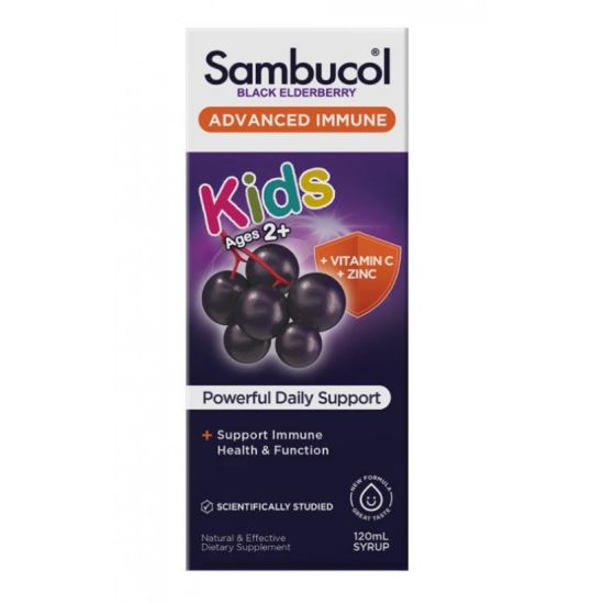 Picture of Sambucol Black Elderberry Children's Extra Immune Support Syrup — 120 ml