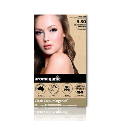 Picture of Aromaganic Hair Colour 5.30 — Golden Chestnut Brown