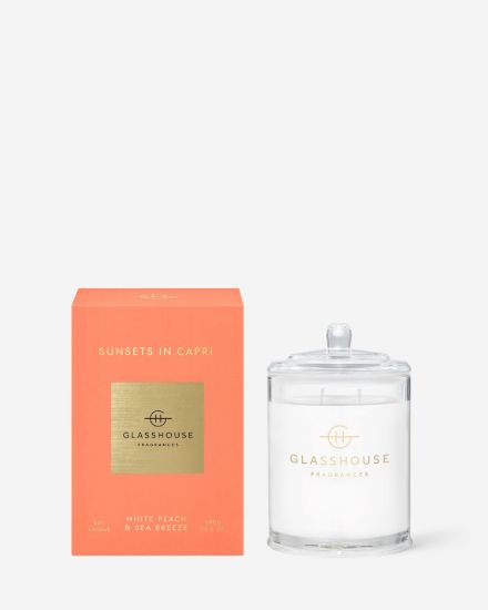 Picture of Glasshouse Fragrances Sunsets In Capri Scented Candle — 380g