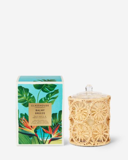 Picture of Glasshouse Fragrances Balmy Breeze Scented Candle — 380g