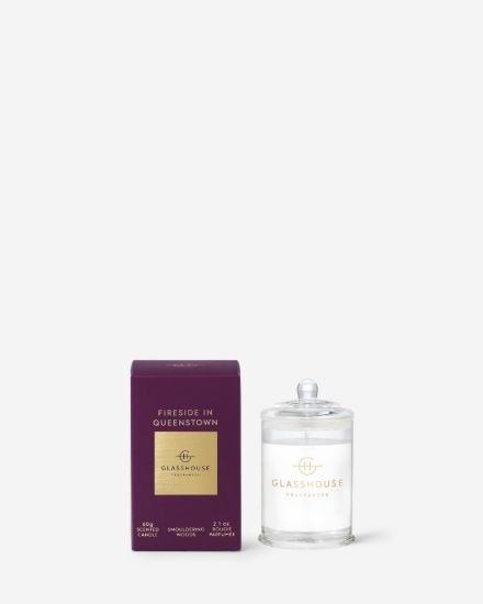 Picture of Glasshouse Fragrances Fireside In Queenstown Scented Candle — 60g
