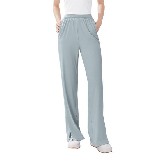Picture of Beneunder Women's AL200 Cooling Wide-Leg Sun Protection Trousers, Mist Grey — L