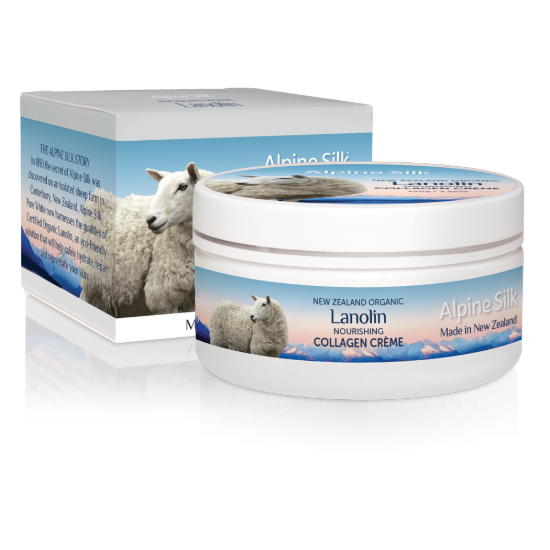 Picture of Alpine Silk Organic Lanolin Nourishing Collagen Creme ASO101 — 100 g