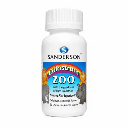 Picture of Sanderson Colostrum, Milk Flavour — 90 Chewable Tablets