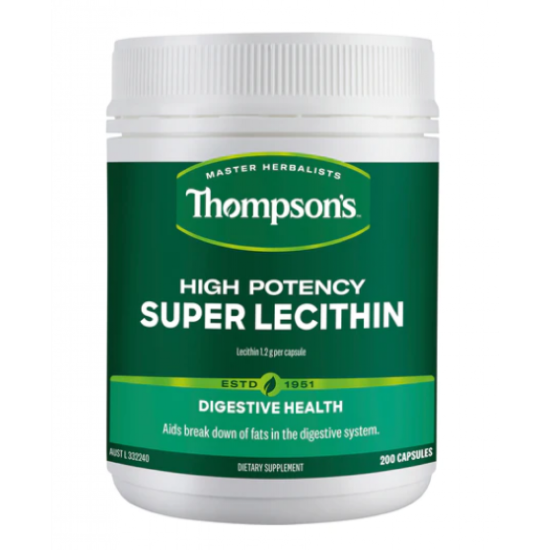 Picture of Thompson's High Potency Super Lecithin — 200 Capsules