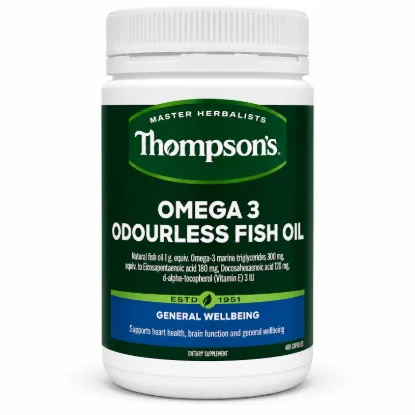 Picture of Thompson's Omega-3 Odourless Fish Oil 1,000 mg — 400 Capsules