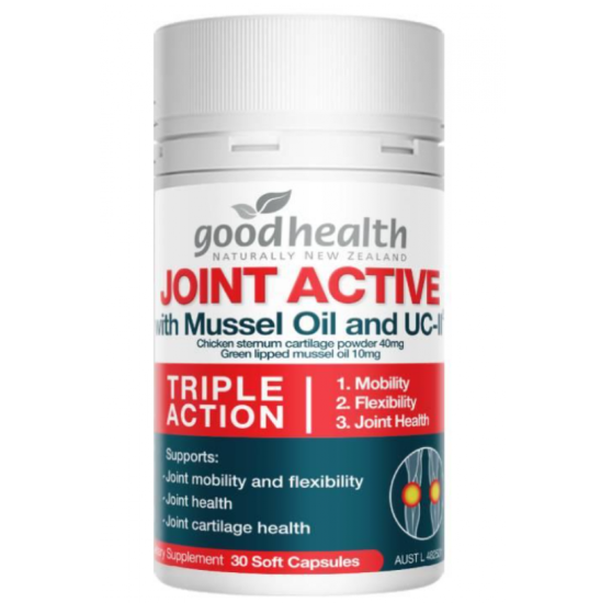 Picture of Good Health 3-in-1 Joint Support Plus with Mussel Oil & Collagen — 30 Capsules